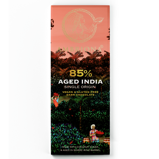 85% Aged India Single Origin Dark Chocolate | Vegan & Gluten Free