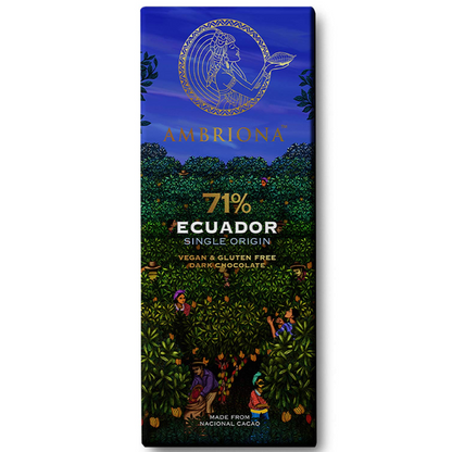 71% Ecuador Single Origin Dark Chocolate | Vegan & Gluten Free