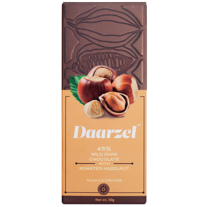 Roasted Hazelnut with 45% Mild Dark Chocolate | Vegan & Gluten Free