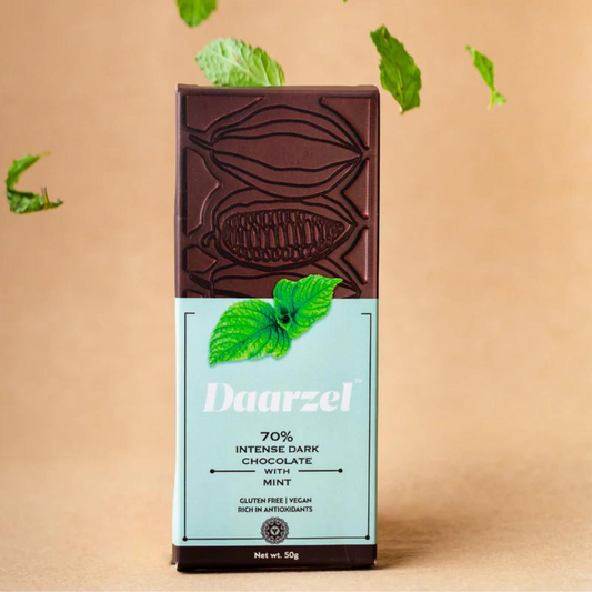 70% Intense Dark Chocolate with Mint | Vegan & Gluten Free